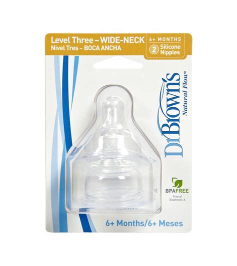 dr brown wide neck nipple|Dr. Browns Level 3 Wide